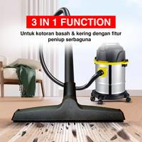 Gambar Kenmaster Vacuum Cleaner KM-360 Wet Blow & Dry / Penyedot Debu Basah & Kering Full Stainless Tank - VACU013 dari Kenmaster Official Store Kota Administrasi Jakarta Utara 2 Tokopedia