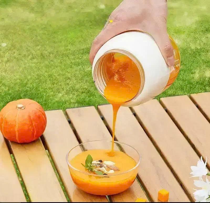 TROVE Máy Xay Sinh Tố Cầm Tay Mini 800ml Tiện Lợi Màu Trắng & Xanh La An Toàn…