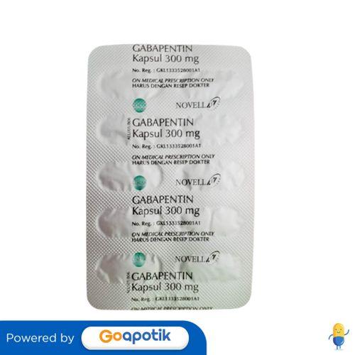 GABAPENTIN NOVELL 300 MG STRIP 10 KAPSUL