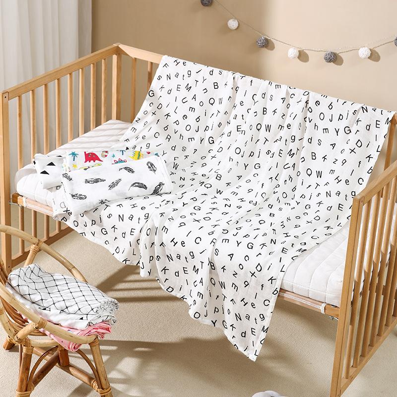 Product Introduction of Khăn tắm cho Trẻ Sơ Sinh, có thể được sử dụng làm chăn, khăn quấn hoặc khăn quấn, thích hợp cho các sản phẩm em Bé 11