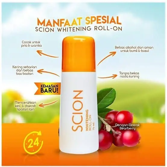 1PC ROLL ON DEODORANT SCIONN Merah Antiperspirant Bau