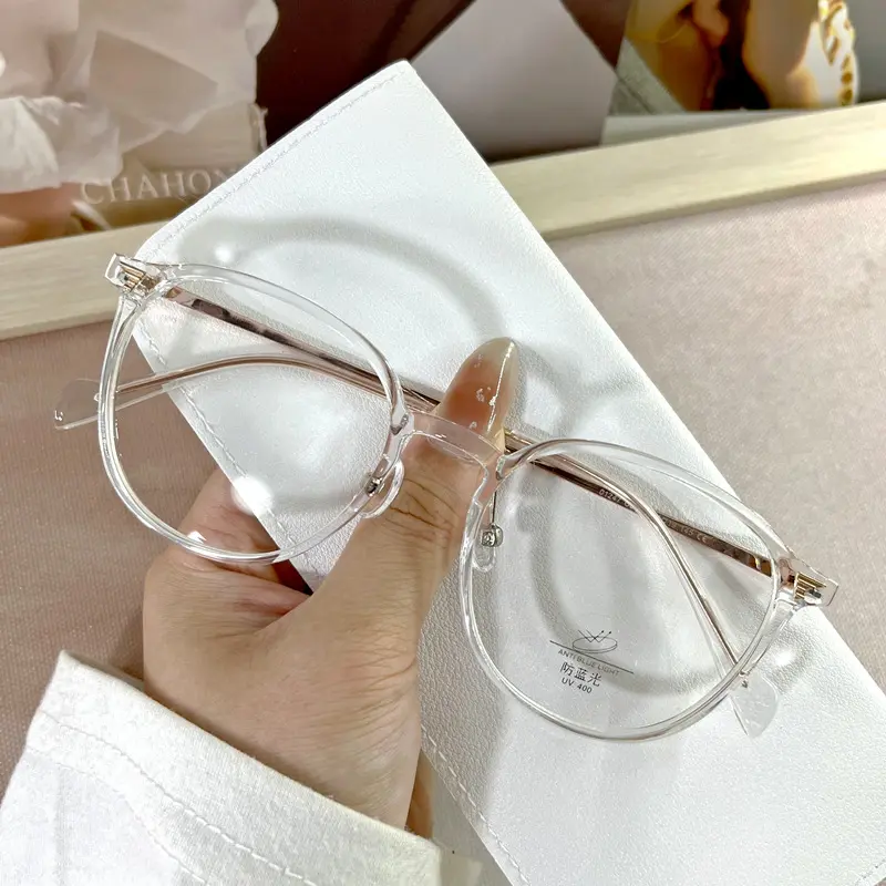 2023 Kids Anti-blue Light Glasses Children Boys Girls Transparent Round Computer Goggles Eye Protection Ultralight Frame Eyewear