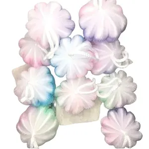 Spon Mandi Gosok Badan Serbaguna Pembersih Tubuh Desain Cantik Efektif Warna Pastel