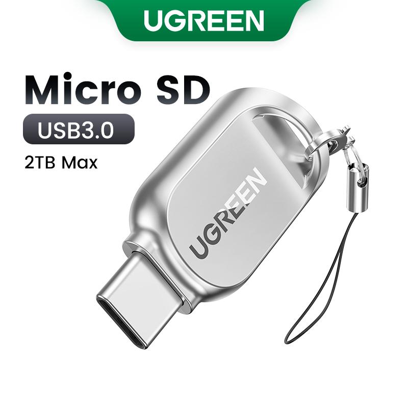 Đầu Đọc Thẻ, UGREEN, Đầu Đọc Thẻ TF, Đầu Đọc Thẻ Micro SD USB C, USB 3.0 Loại C…