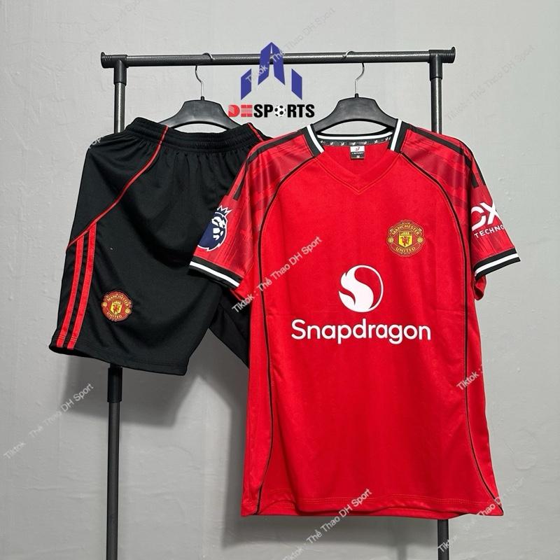 Bộ áo quần bóng đá Manchester united 2025/2026 chất liệu thun lạnh