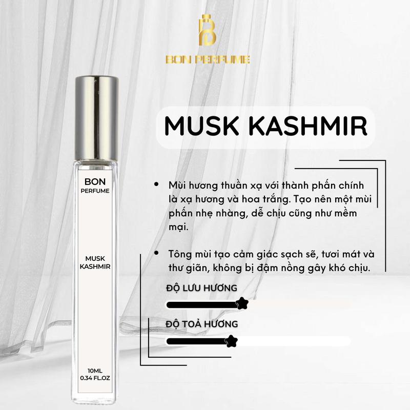 Nước hoa unisex Musk Kashmir EDP 10ml Cosmetic Perfume