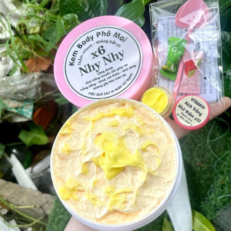 KEm bOdY PhÔ mAi - tẶNg 1 kÍch TrẮng khỬ thÂm x10 { phiên bản mới }. ThẤm nhAnh - kHông bẾt Rít.