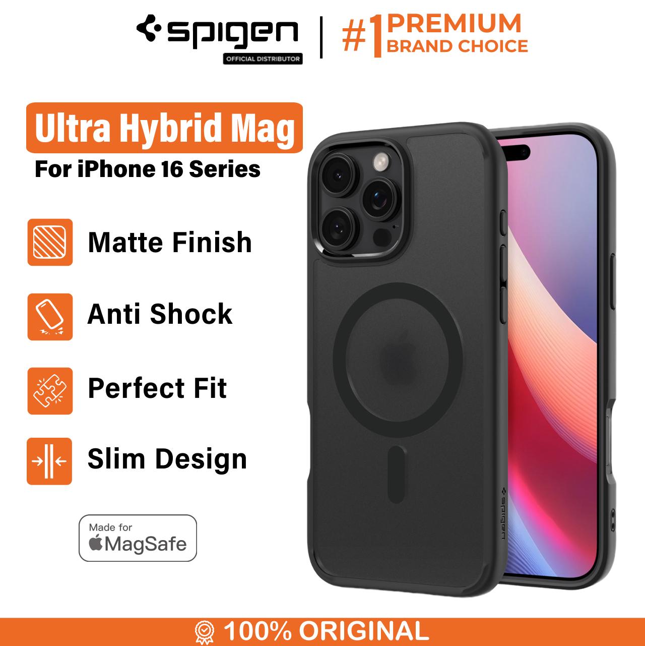 Spigen iPhone 16 Pro Case Magsafe Ultra Hybrid MagFit - Rose Titanium ACS08695