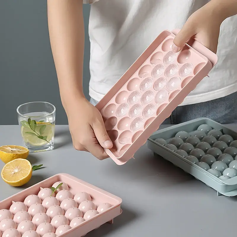 Round /  Ice Making Tray Ice Making Mold Round Cube Ice Making Tray Making Round ice tray, round mold, DIY ice making, kitchen tool