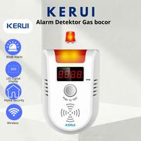 Gambar KERUI Alarm Detektor Gas bocor LPG Wireless Alarm Detector digital dari KERUI Official Store Kab. Bekasi 1 Tokopedia