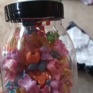 100pcs Set Jepit Mini Korea | Warna-warni Lucu untuk Anak | + TOPLES | Hadiah D229