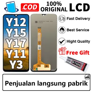 LCD Y17 / Y3 / U10 / Y11 / U3X / Y3S / Y12 / Y15 / Y12i Fullset Ori Layar asli Touchscreen