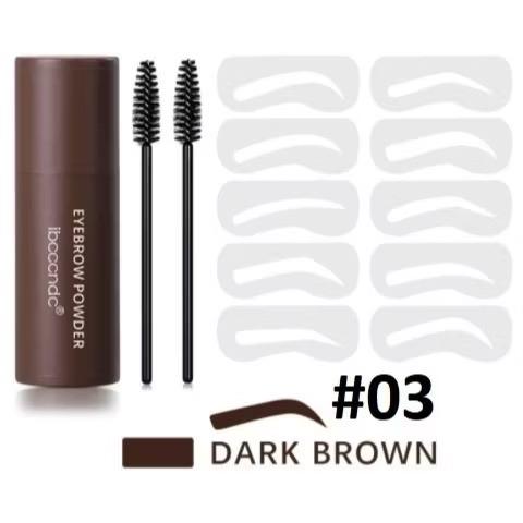 IBCCCNDC Eyebrow Powder Cetakan Alis Eyebrow Stempel Alis Stamp Alis Tahan Air dan Lama 5