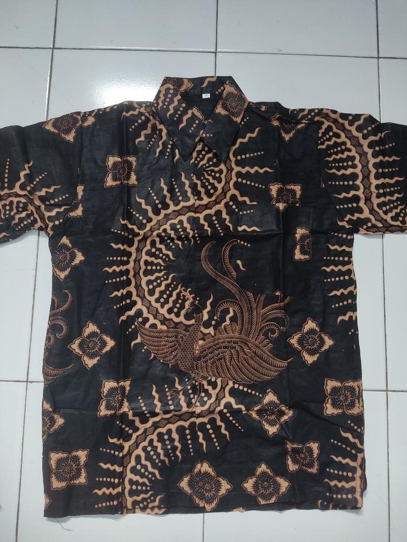 Product Introduction of [BISA COD] HEM BATIK PRIA BAHAN KATUN PRIMA Grade A - MOTIF KEKINIAN Cowok Formal casual Blue Shirts Baju Couple Seragam Kerja Keren 51