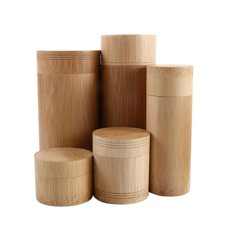 Hộp đựng lọ, Thủ Công tự nhiên, Thân Thiện với môi trường, Hộp đựng bằng tre, Hộp Sắp Xếp lon trà, Hộp đựng đồ 2