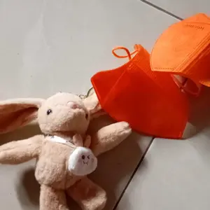 Claryne Floppy Bunny Bag charm | Gantungan Kunci Unik dan Lucu untuk Segala Tas | No Brand Keychain Boneka