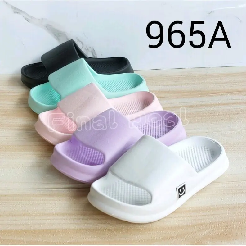 30-35 Sandal Slop Anak-anak Empuk Anti Slip, Sendal Eva Slipper Slip On 965A Smile