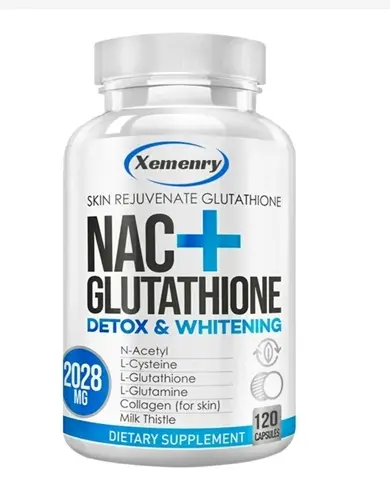 NAC+Glutathione-Skin, Immunity, Whitening-120 Capsules