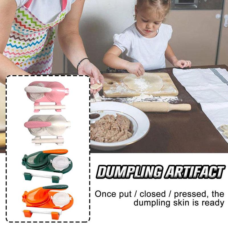 Product Introduction of Dumpling Skin Maker Dough Pressing Tools Set Dumpling Wrapper Mould Dumpling Manual Maker Maker Z9E8 26
