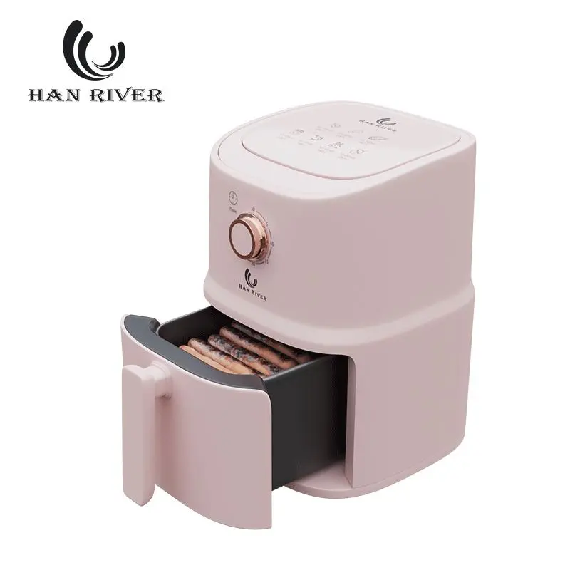 【celyhome】HAN RIVER Air Fryer HRAF04 3.5L Low power Pink 500 watt  Airfryer