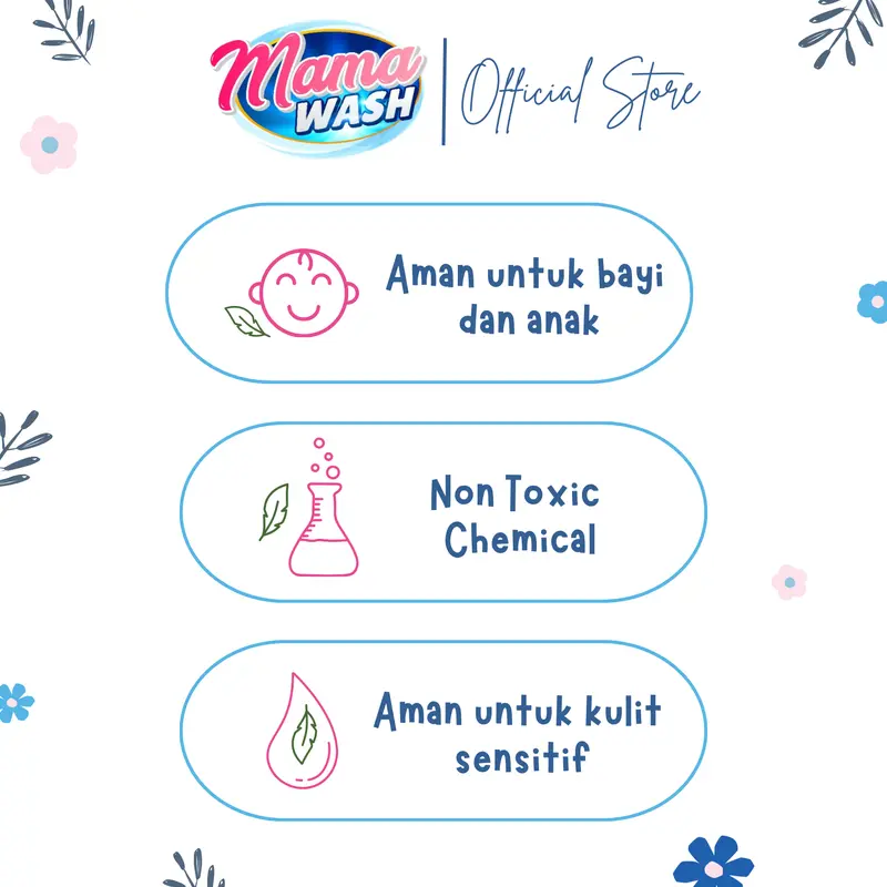 MamaWash Deterjen Cair Bayi & Dewasa 5 Liter - Detergent Laundry Liquid Sabun Cuci Baju Bayi Dewasa Eco Friendly 5000 ml 3