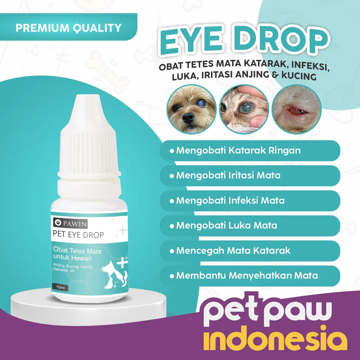 Obat Tetes Mata Luka Katarak Anjing Kucing Obat Mata Iritasi Mata