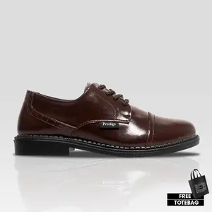 Prodigo * Sepatu Pria Seram Brown | Sepatu Formal Pria | Sepatu Pantofel Pria | Sepatu Kerja Terbaru