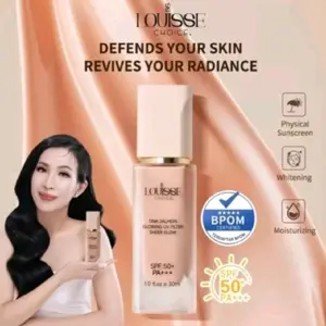 Louisse Choice Sunscreen DNA Salmon Glowing UV Filter SPF50 PA+++