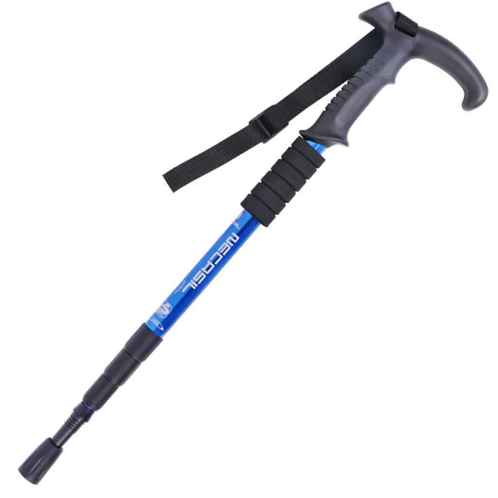 flseotas- Hiking Sticks Anti Slip Aluminum Alloy Walking Sticks Mountain Tech Trekking Poles for Hunting Ultra-light
