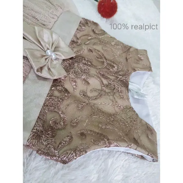 yukensi gaun mewah baju pesta Fashion Cantik overall dress bunga anak perempuan denim 5-6 tahun rosogold 10-11 tahun sage green yellow girl 1