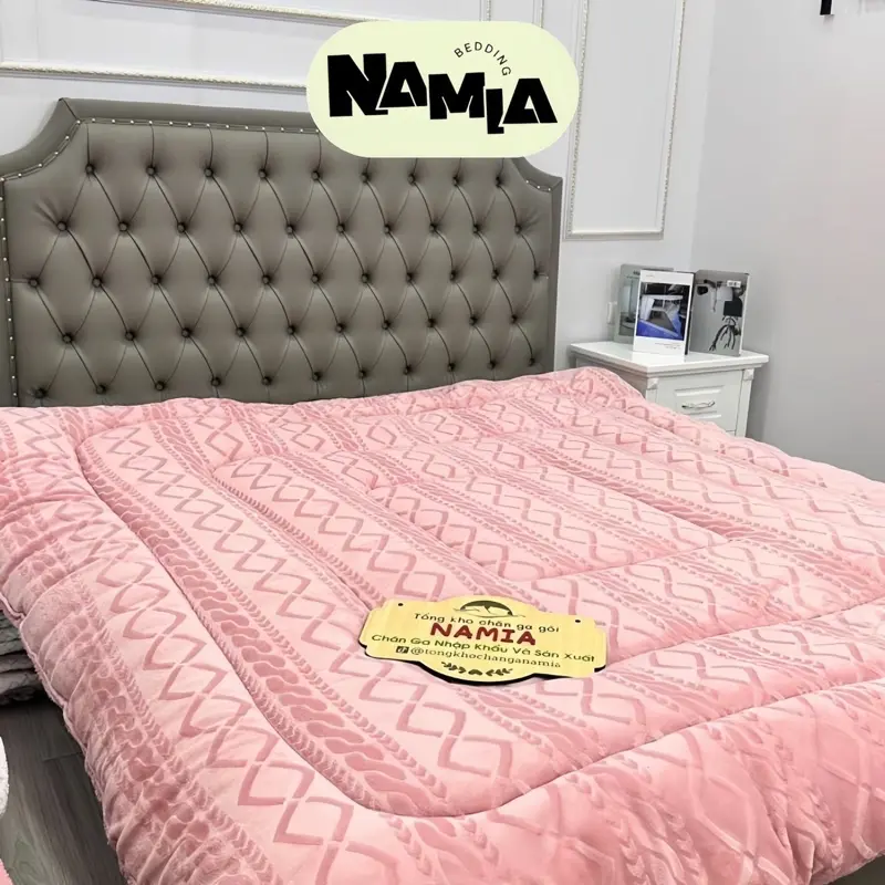 [ DEAL ĐỘC QUYỀN] Chăn nỉ lông thỏ NAMIA mẫu mới 2026 (nặng 3,5 đến 3,7 kg)  -Chăn đông mềm mại, ấm áp, sang trọng .chăn đông đại hàn.
