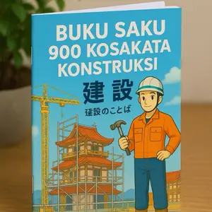 Buku Saku 900 Kosakata SSW Konstruksi – Bahasa Jepang untuk Pekerja Konstruksi