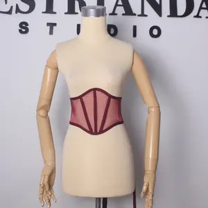 ARUZA OBI BELT | obi Belt transparan crinoline | obi Belt polos aksesories Fashion | obi Belt corset