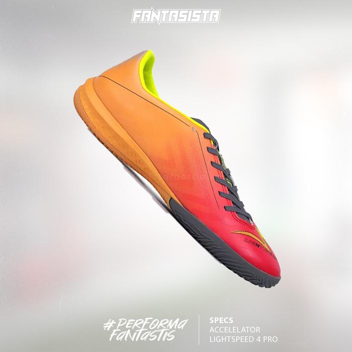 Gambar Sepatu Futsal - SPECS ACCELERATOR LIGHTSPEED 4 PRO IN - Torch Red / Citrus / Safety Yellow - 402376 dari Fantasista Football Kab. Karawang Tokopedia