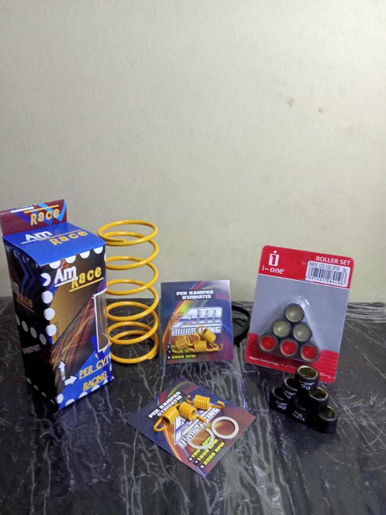 PAKET KIRIAN PER CVT VARIO 125 VARIO 150 BEAT NEW 2021 2022 2023 SCOOPY FI BEAT STREET BEAT DELUXE 1500 RPM ROLER 9 GRAM