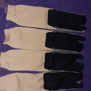 1 pasang Kaos Kaki Jari jempol muslimah coklat telapak polyster