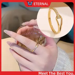 C140 ETERNAL.JEWELRY-Cincin Titanium Wanita