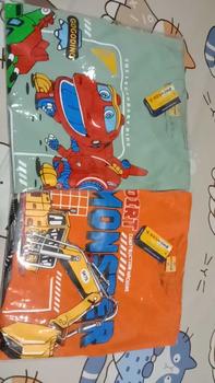 Product Review of Unikidz 05 | 3 Setelan Anak Laki-Laki dari Bahan Cotton Combed dengan Motif dan Warna Acak - Fashion, Baju from H**e 0