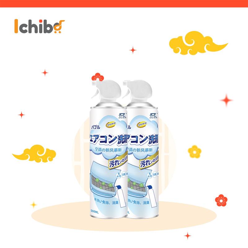 ICHIBA HOME Japan Style Aircon Cleaner Spray Foam Air Conditional ...