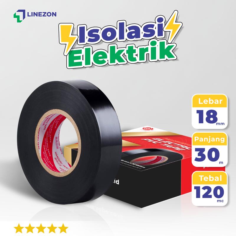 Isolasi Listrik Handeru 18mm x 30m / Lakban electric / Isolasi - Shop ...