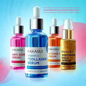 HANASUI Serum Gold Whitening / Vitamin C / Vitamin C+Collagen / Anti-Acne BPOM / PEELING / BRIGHT EXPERT / Retinol / minipore