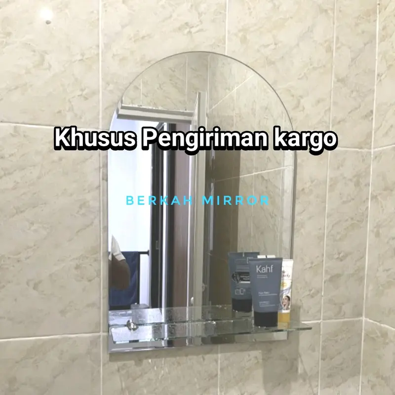Cermin Wastafel Kaca Kamar Mandi ukuran 40x60 1