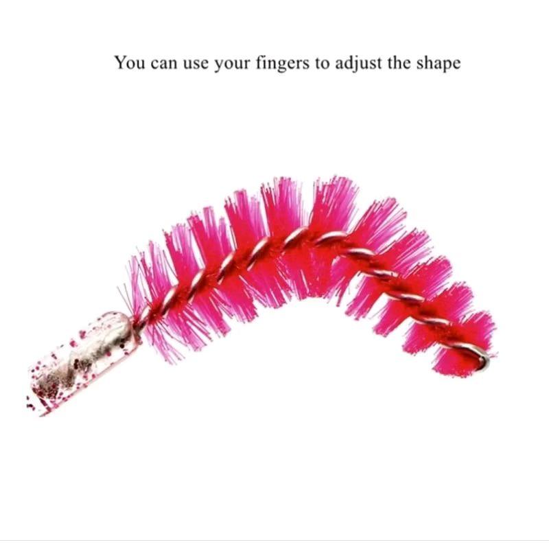 Mascara Wand isi 50 pcs spoolie brush alis maskara sekali pakai Eyelash 8