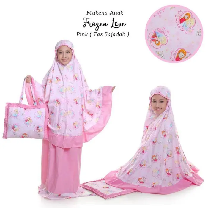 Promo Mukena Anak Katun Motif Lucu Dan Unik Usia 2 Sampai 5th COD 0