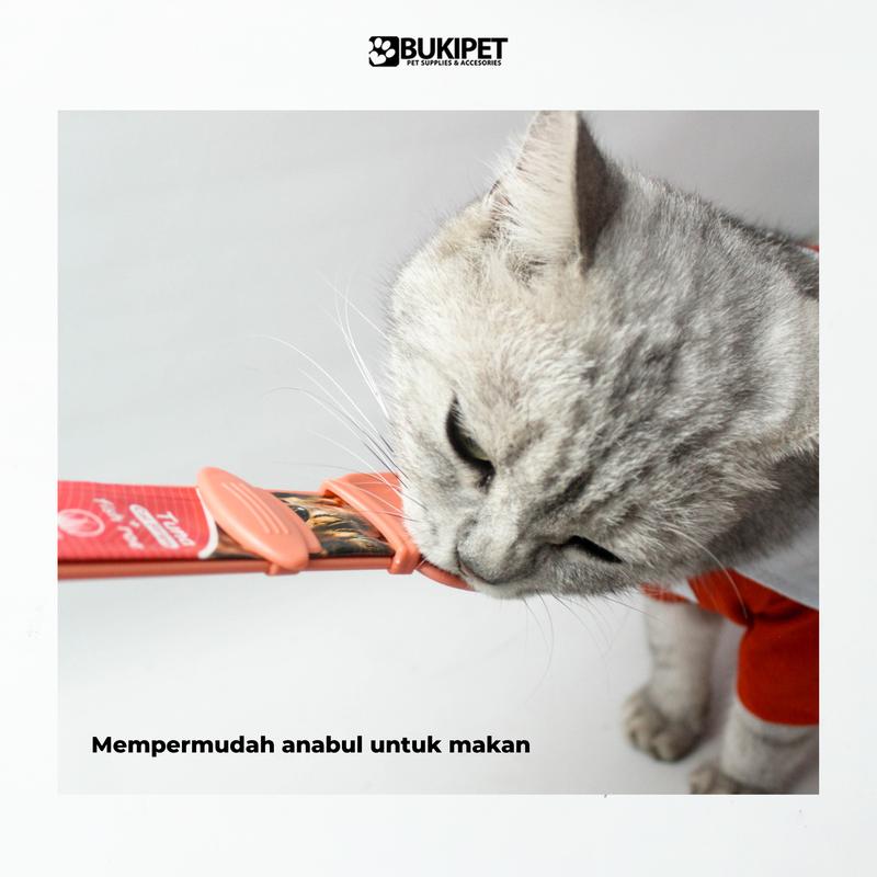 Sendok Makan Kucing Sendok Snack Makanan Kucing Multi Fungsi - BUKIPET WET TREAT SPOON 2