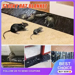 【carepet】0.6/1.2M Lem Perangkap Tikus Lem Jebakan Tikus Pembasmi Tikus Tempelan Tikus Lem Tikus Kuat Lem Hama
