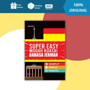 Buku Bahasa jerman Super Easy Mudah Kuasai Bahasa Jerman - Garda Cendekia