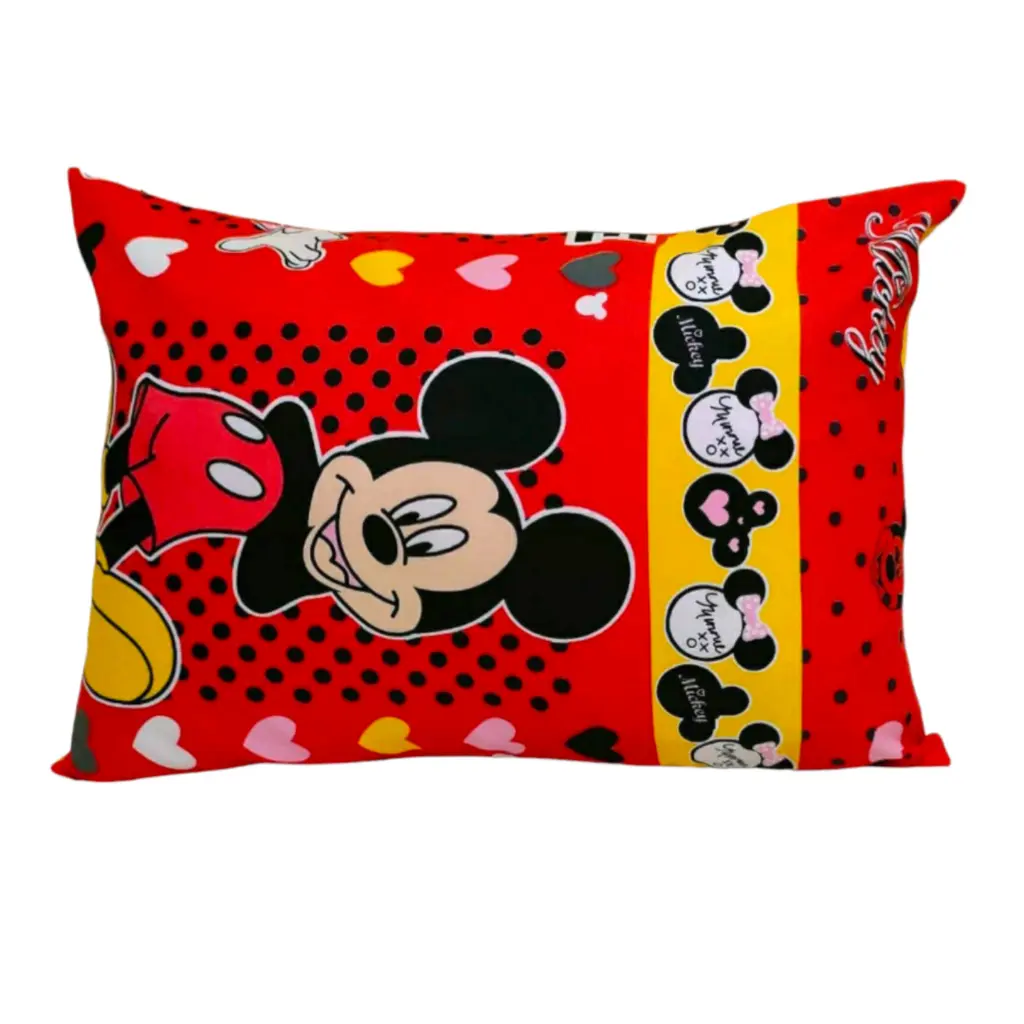 Sarung Bantal Kotak Karakter Mickey Mouse