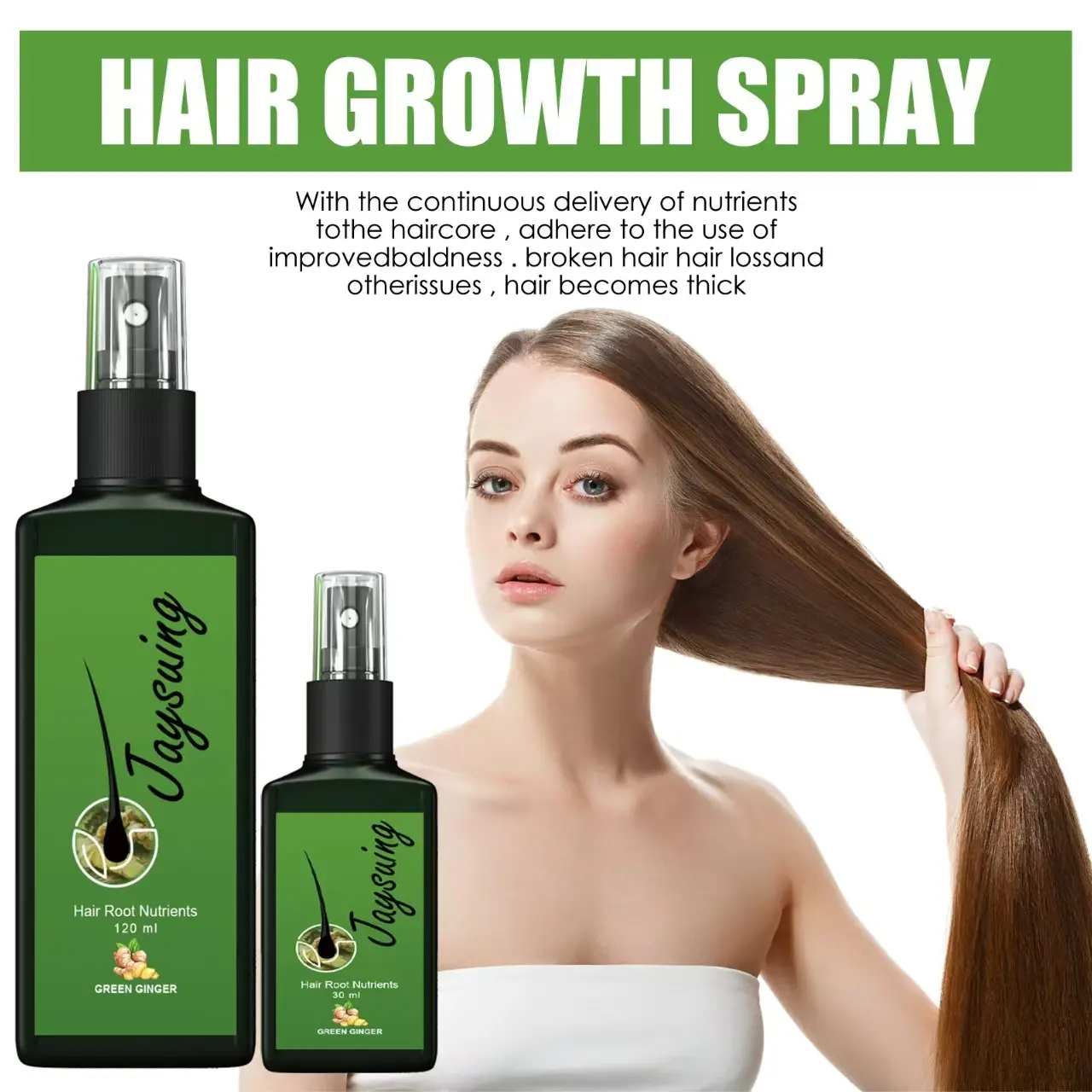 JAYSUING Pertumbuhan Rambut Penebalan Perapi Kawalan Rambut Conditioner Haircare Shampoo