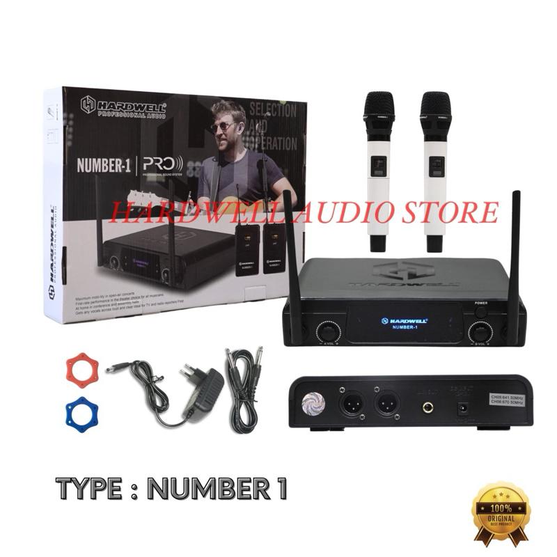 Mic Wireless Hardwell Number 1 Original Double Mic Handheld - Shop ...